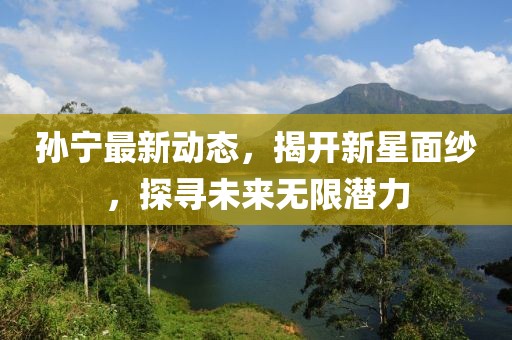 孙宁最新动态，揭开新星面纱，探寻未来无限潜力