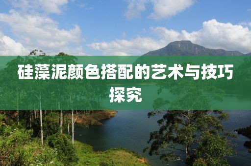 硅藻泥颜色搭配的艺术与技巧探究