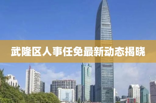 武隆区人事任免最新动态揭晓