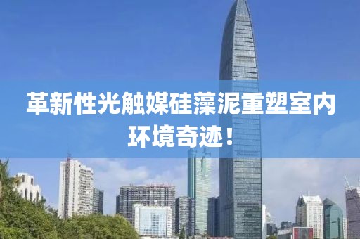 革新性光触媒硅藻泥重塑室内环境奇迹！