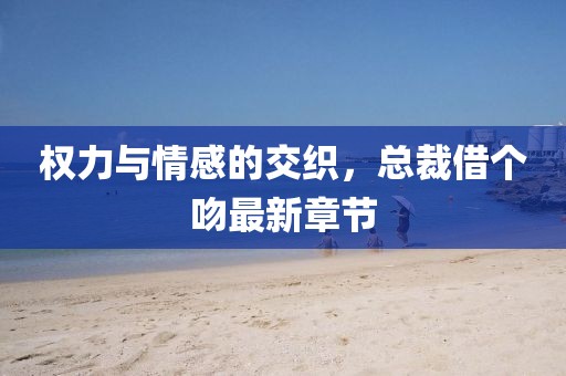 权力与情感的交织，总裁借个吻最新章节
