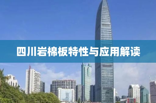四川岩棉板特性与应用解读
