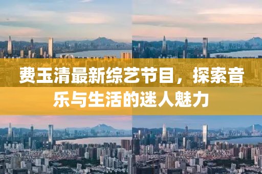 费玉清最新综艺节目，探索音乐与生活的迷人魅力