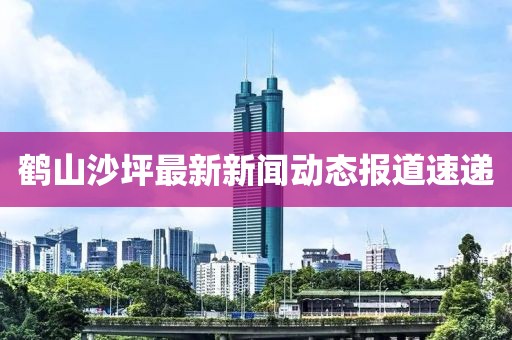 鹤山沙坪最新新闻动态报道速递