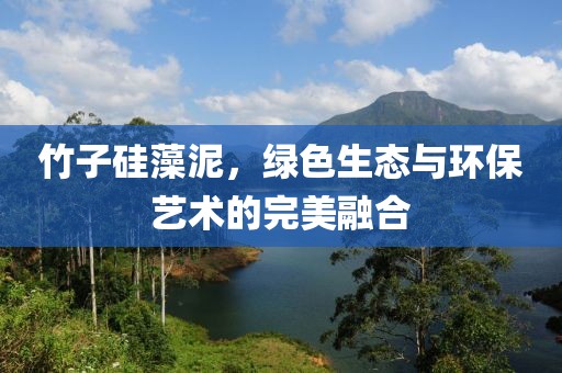 竹子硅藻泥，绿色生态与环保艺术的完美融合