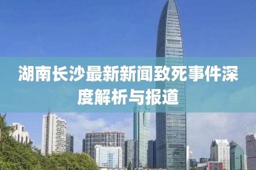 湖南长沙最新新闻致死事件深度解析与报道