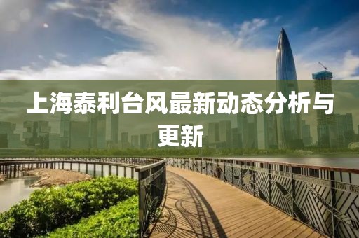 上海泰利台风最新动态分析与更新
