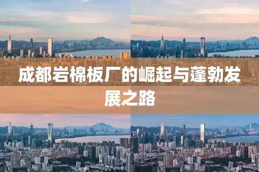 成都岩棉板厂的崛起与蓬勃发展之路