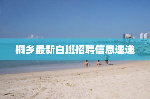桐乡最新白班招聘信息速递