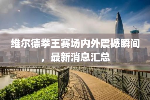 维尔德拳王赛场内外震撼瞬间，最新消息汇总