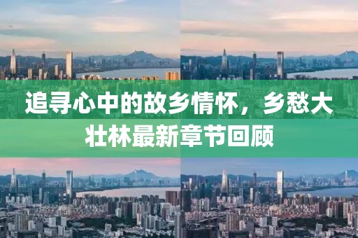 追寻心中的故乡情怀，乡愁大壮林最新章节回顾