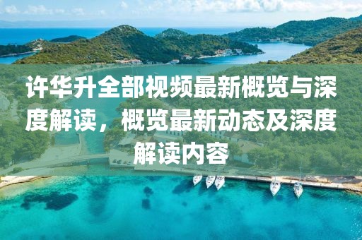 许华升全部视频最新概览与深度解读，概览最新动态及深度解读内容