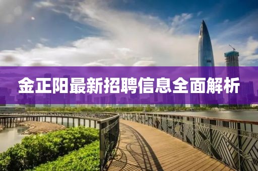 金正阳最新招聘信息全面解析