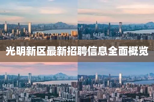 光明新区最新招聘信息全面概览