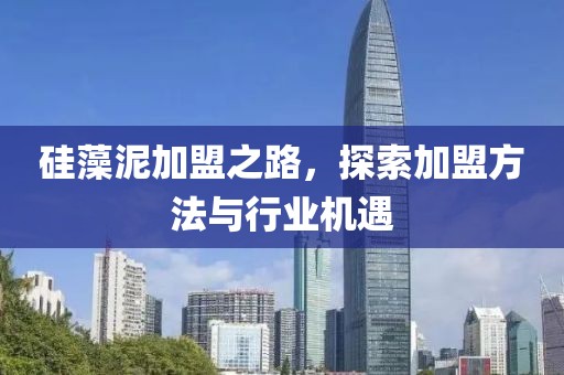 硅藻泥加盟之路，探索加盟方法与行业机遇