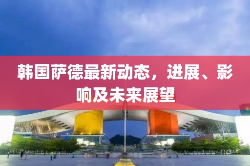 韩国萨德最新动态，进展、影响及未来展望