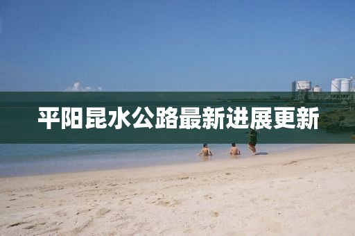 平阳昆水公路最新进展更新