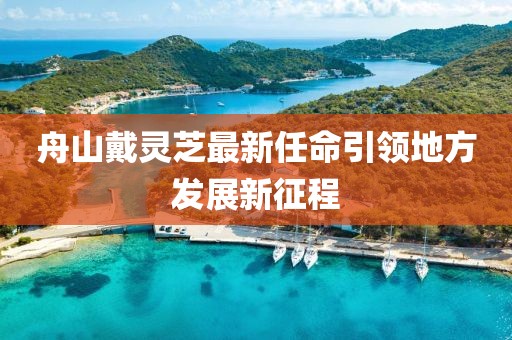 舟山戴灵芝最新任命引领地方发展新征程