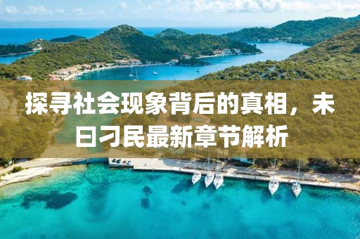 探寻社会现象背后的真相，未曰刁民最新章节解析