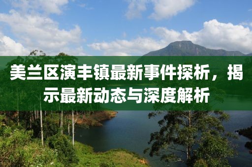 美兰区演丰镇最新事件探析，揭示最新动态与深度解析