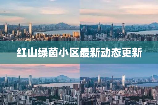 红山绿茵小区最新动态更新