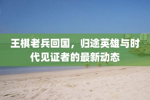 王棋老兵回国，归途英雄与时代见证者的最新动态