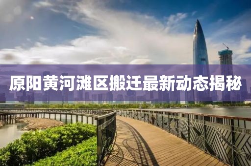 原阳黄河滩区搬迁最新动态揭秘