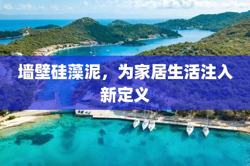 墙壁硅藻泥，为家居生活注入新定义