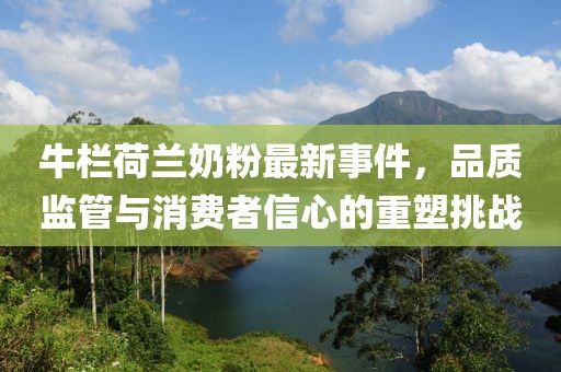 牛栏荷兰奶粉最新事件，品质监管与消费者信心的重塑挑战