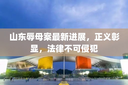 山东辱母案最新进展，正义彰显，法律不可侵犯