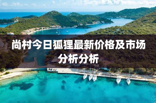 尚村今日狐狸最新价格及市场分析分析