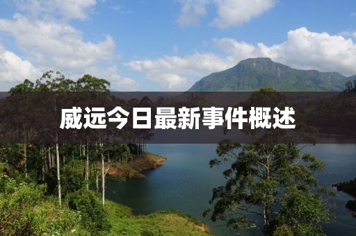威远今日最新事件概述