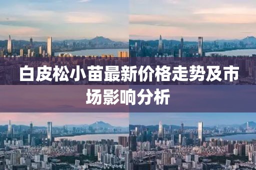 白皮松小苗最新价格走势及市场影响分析