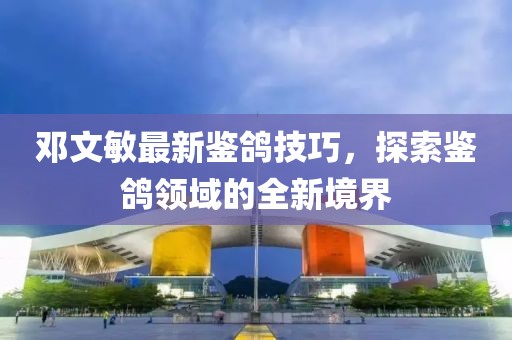 邓文敏最新鉴鸽技巧，探索鉴鸽领域的全新境界