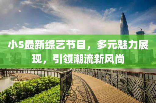 小S最新综艺节目，多元魅力展现，引领潮流新风尚