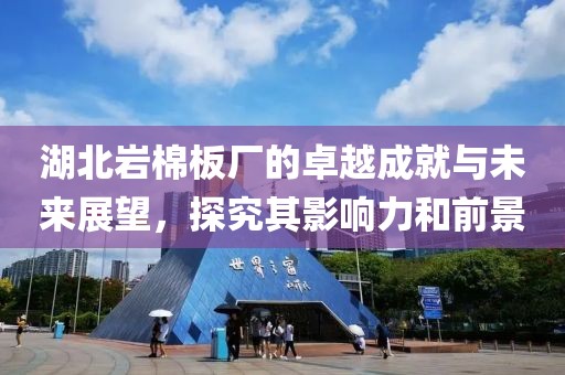 湖北岩棉板厂的卓越成就与未来展望，探究其影响力和前景