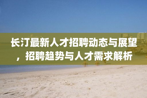 长汀最新人才招聘动态与展望，招聘趋势与人才需求解析