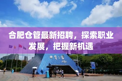 合肥仓管最新招聘，探索职业发展，把握新机遇