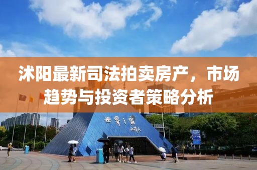 沭阳最新司法拍卖房产，市场趋势与投资者策略分析