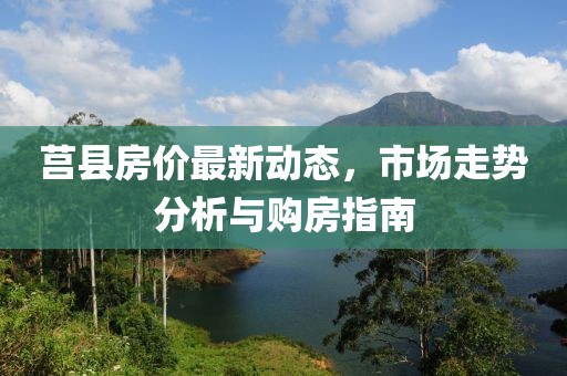 莒县房价最新动态，市场走势分析与购房指南