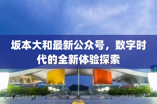 坂本大和最新公众号，数字时代的全新体验探索