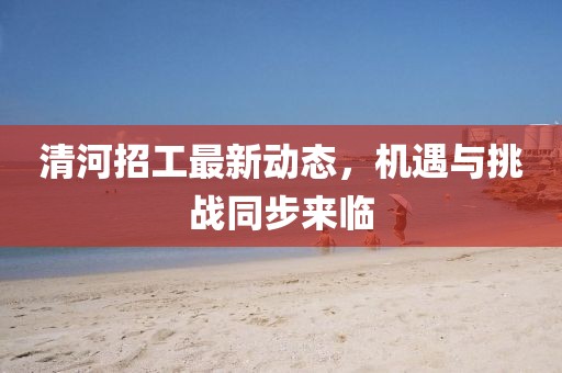 清河招工最新动态，机遇与挑战同步来临
