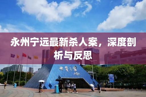 永州宁远最新杀人案，深度剖析与反思