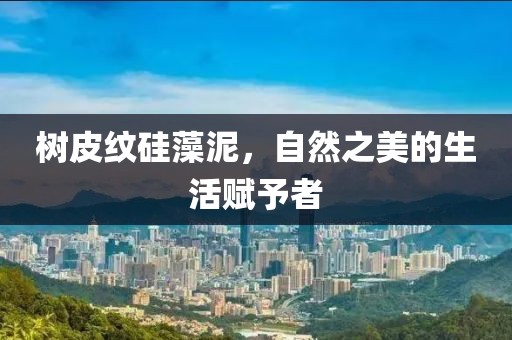 树皮纹硅藻泥，自然之美的生活赋予者