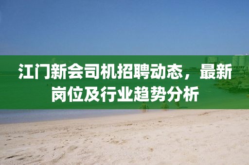 江门新会司机招聘动态，最新岗位及行业趋势分析