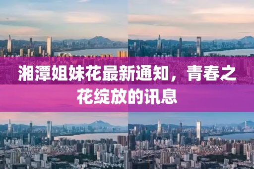 湘潭姐妹花最新通知，青春之花绽放的讯息