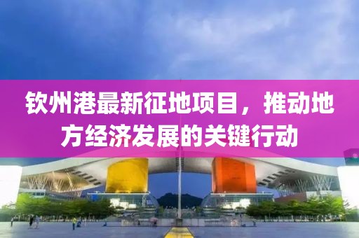 钦州港最新征地项目，推动地方经济发展的关键行动