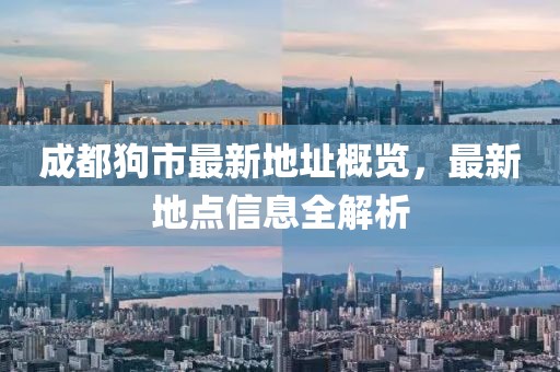 成都狗市最新地址概览，最新地点信息全解析