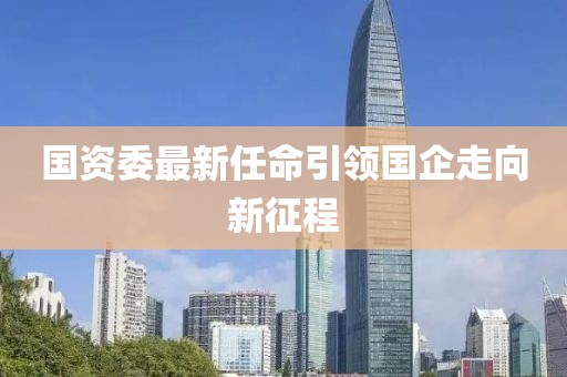 国资委最新任命引领国企走向新征程