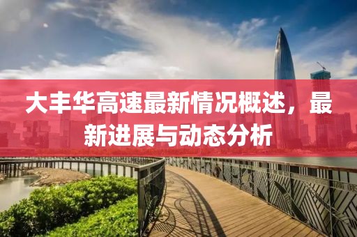 大丰华高速最新情况概述，最新进展与动态分析